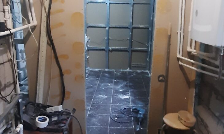 Ремонт душевой с санузлом+котельная, в частном доме пос. Орёл.