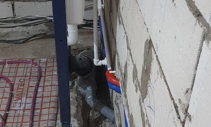 Ремонт душевой с санузлом+котельная, в частном доме пос. Орёл.